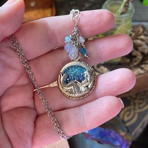 Mermaid Blue Sparkle Necklace